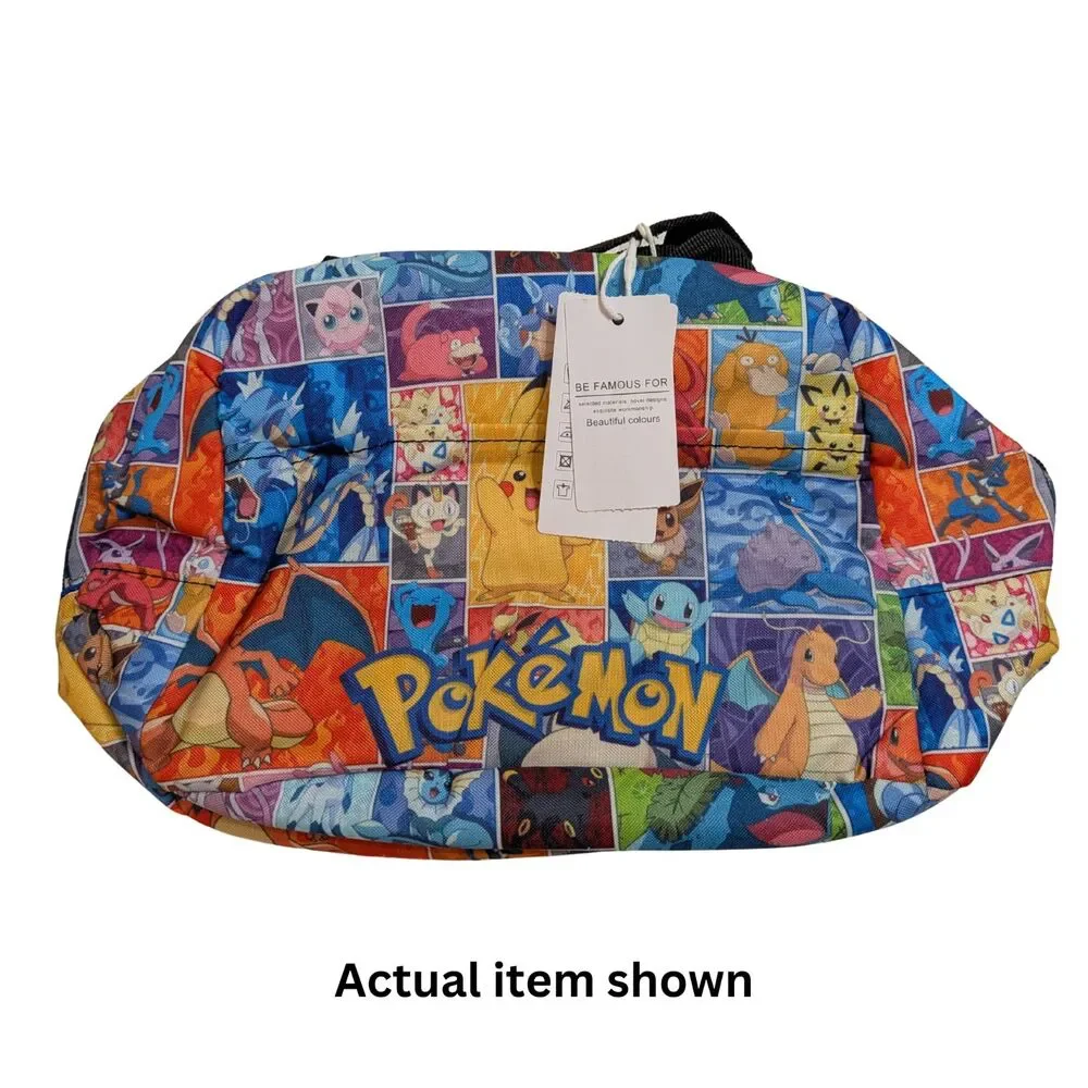 ⚡ PUMPOOSH Pokémon 2pc Backpack & Lunch Bag Set Pikachu Eevee NWT